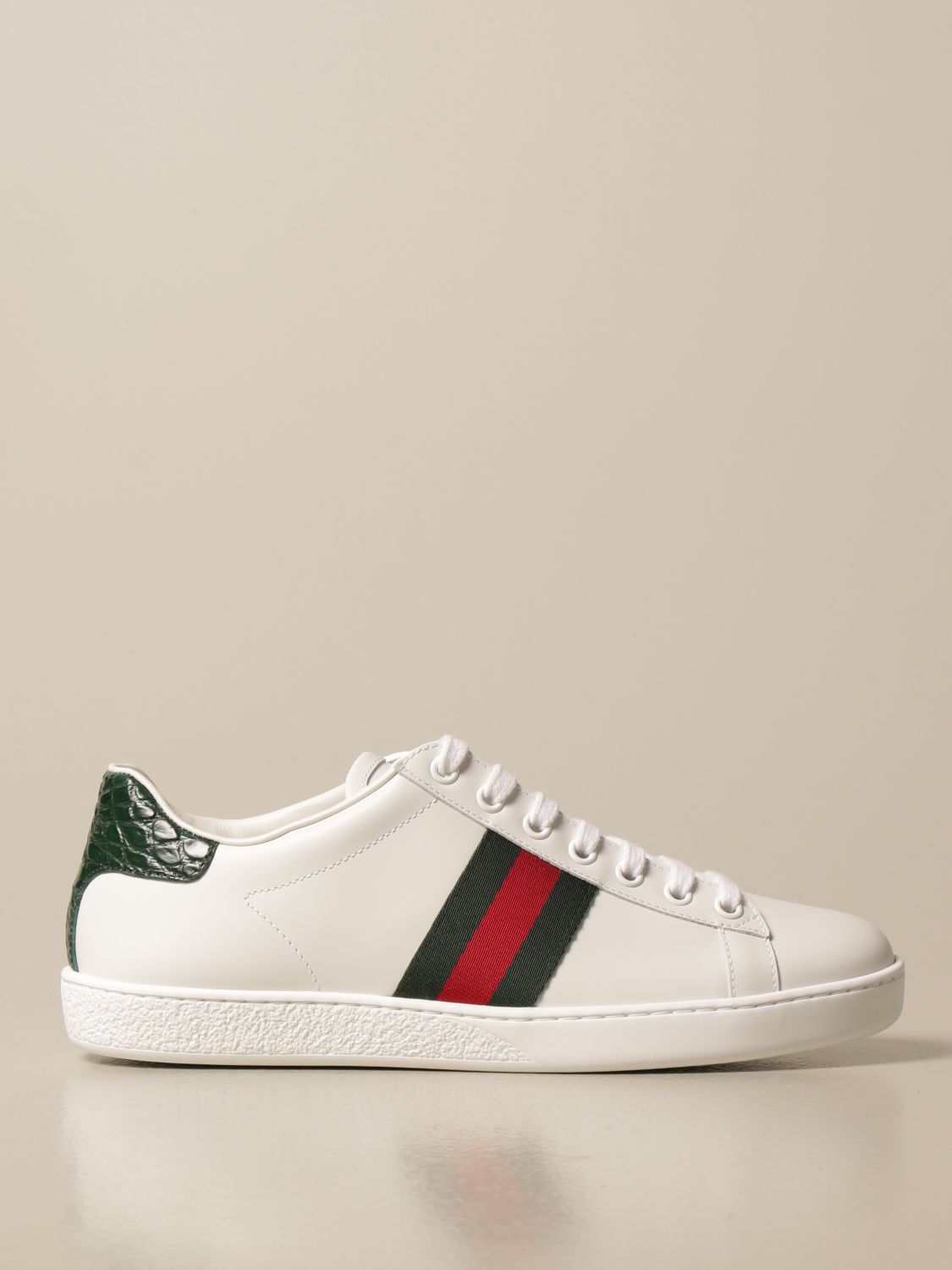 gucci ace web sneakers