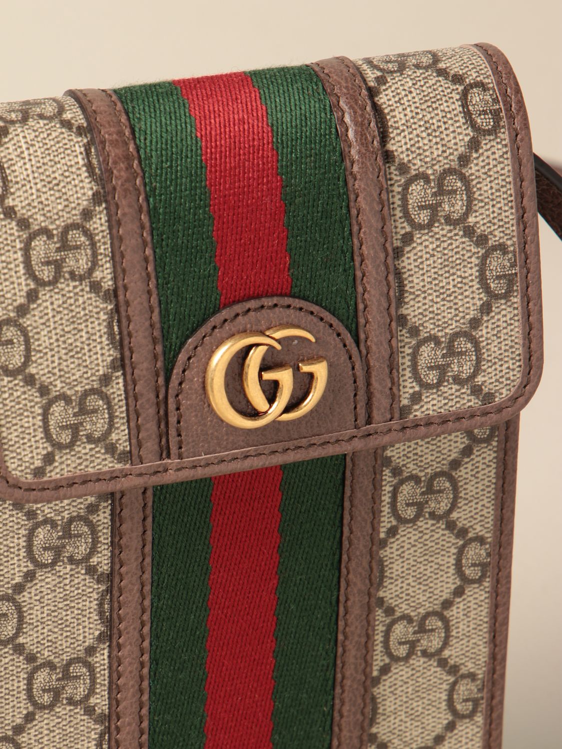 Gucci 746308 96IWT OPHIDIA GG MINI Bag Beige