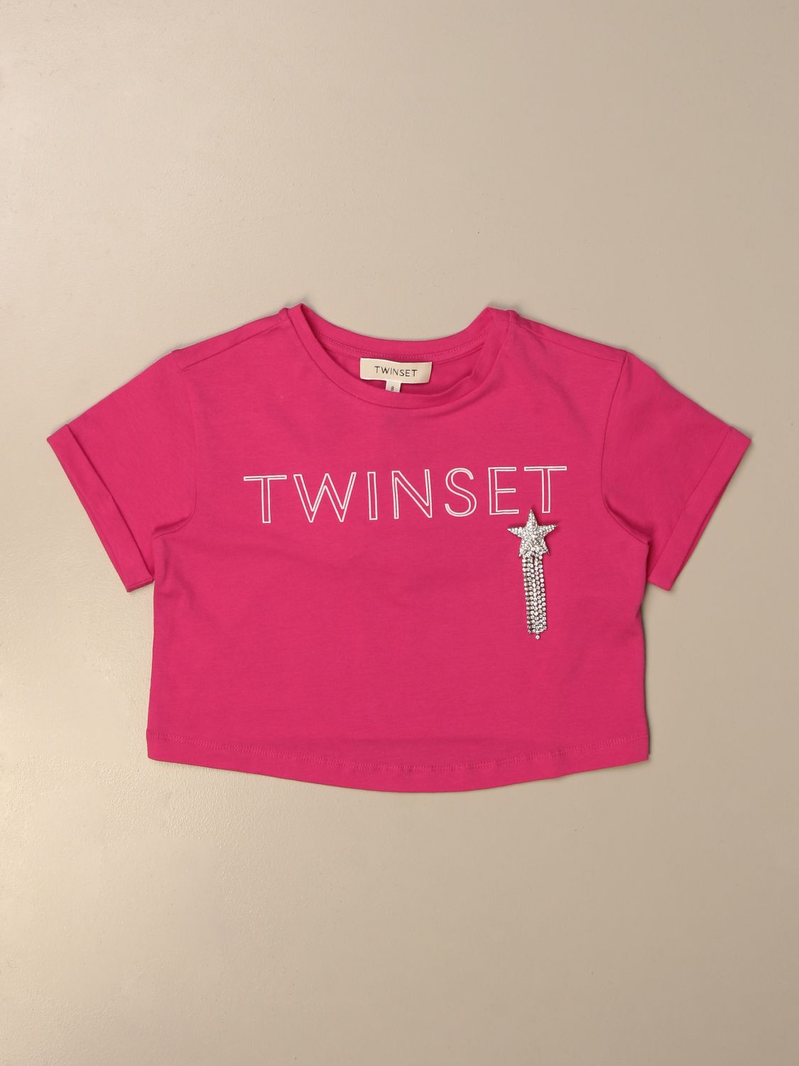 T-Shirt Twinset: T-shirt kinder Twin Set fuchsia 1