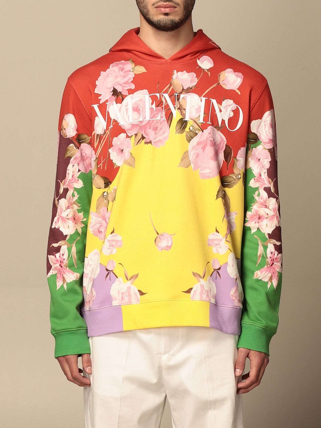 Valentino Garavani Flying Flowers Printed T-shirt - Farfetch