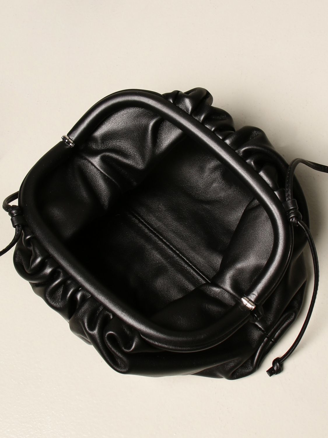 Bottega Veneta Mini Pouch in black leather ref.466768 - Joli Closet