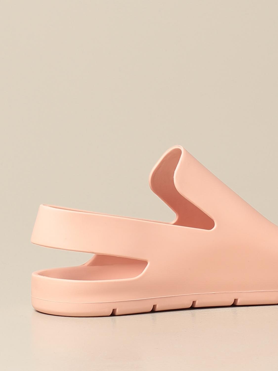 pink bottega veneta sandals