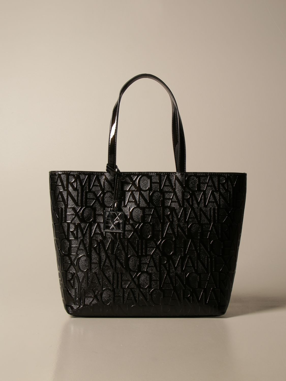Emporio Armani Black Nylon Crossbody Bag - Ferraris Boutique