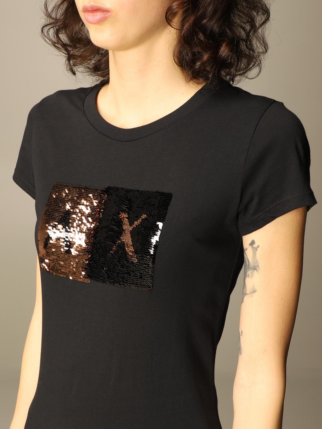Armani exchange sequin top Outlet