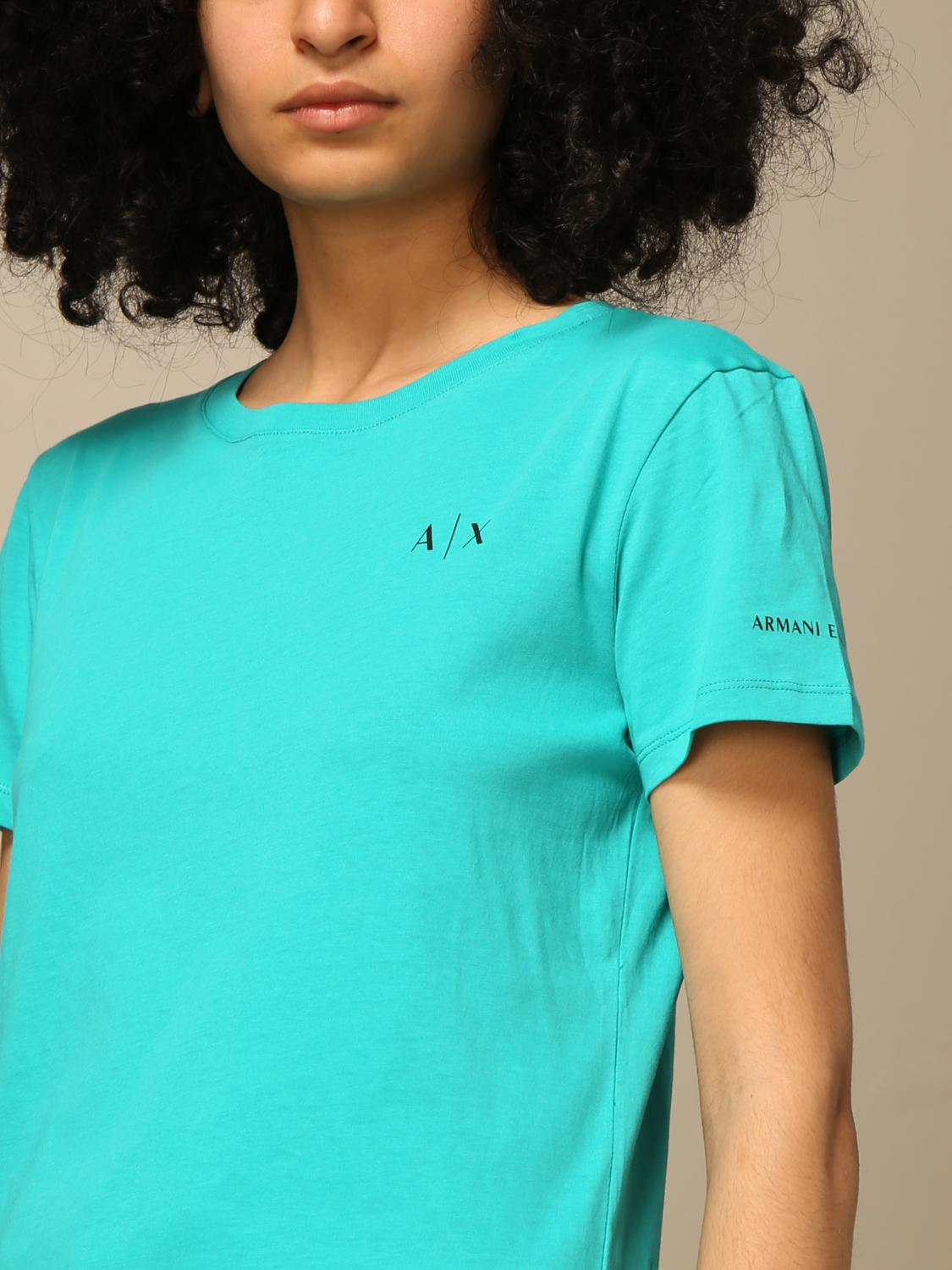ARMANI EXCHANGE tshirt for women Green Armani Exchange tshirt