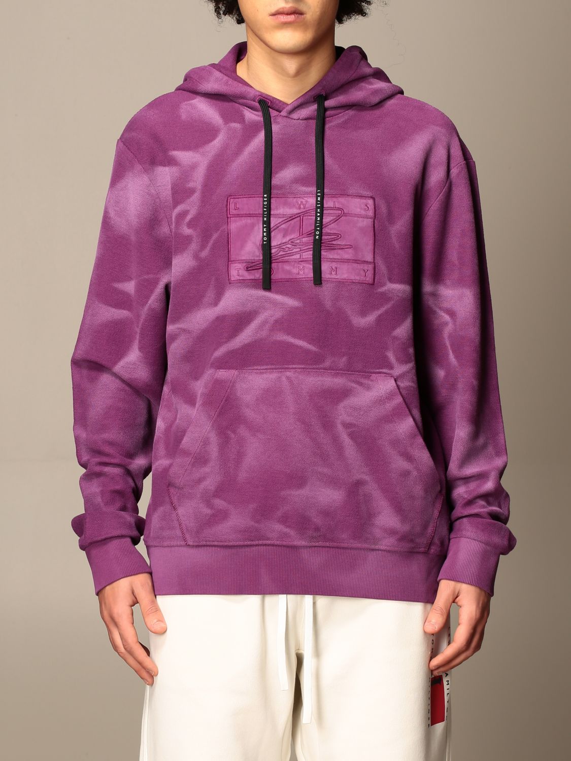 tommy hilfiger purple sweatshirt