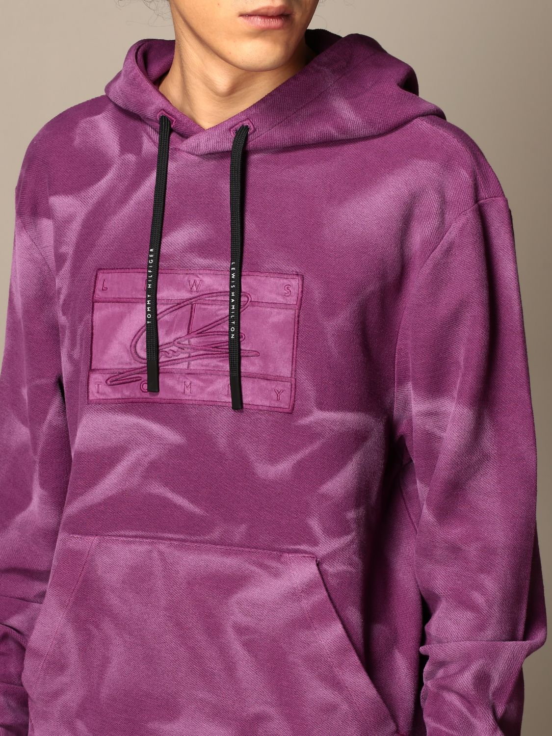 tommy purple hoodie