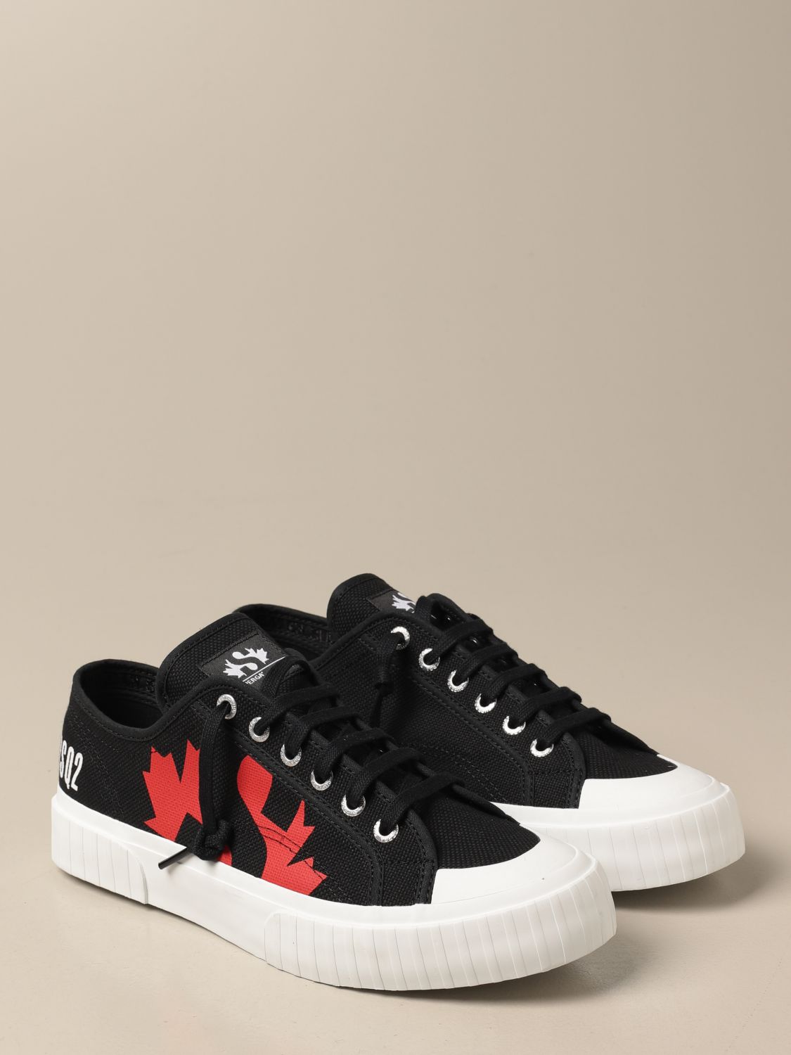 Sneakers Dsquared2: Superga x Dsquared2 sneakers in canvas black 2