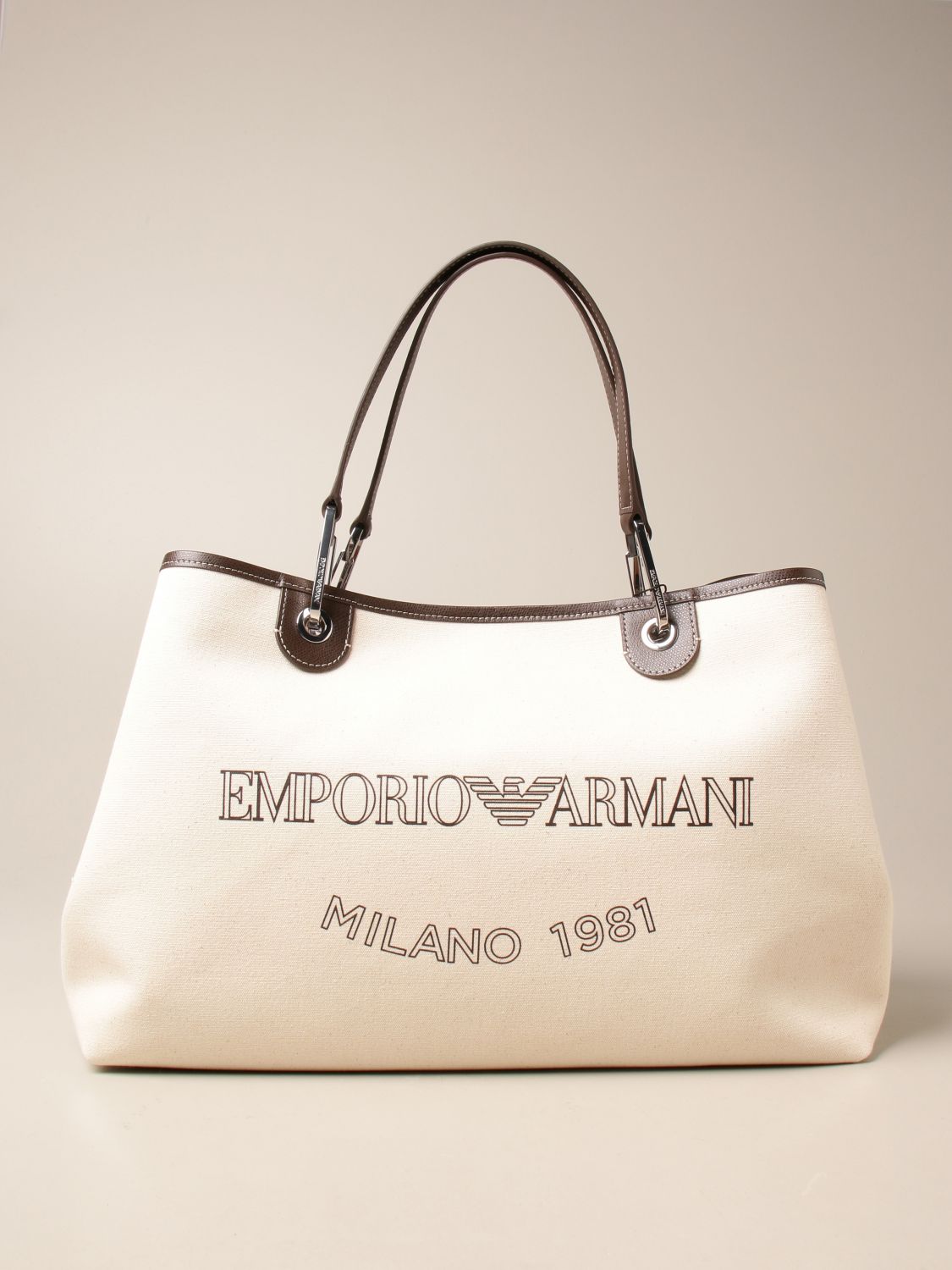 Emporio Armani canvas bag