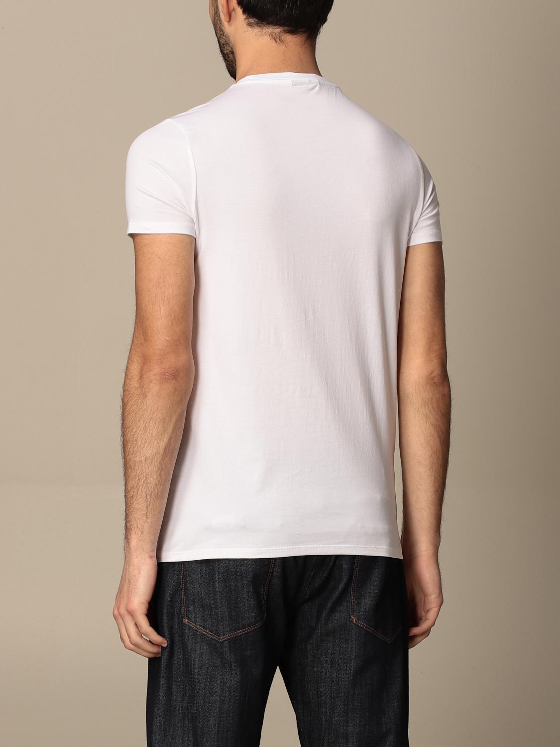 emporio armani collar t shirt