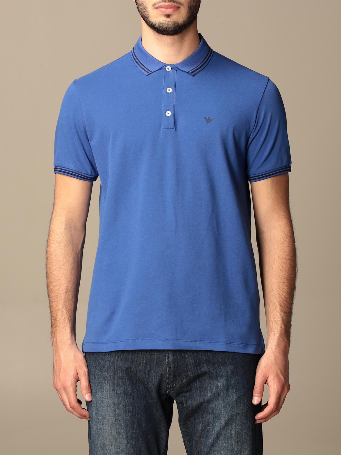 armani full sleeve polo