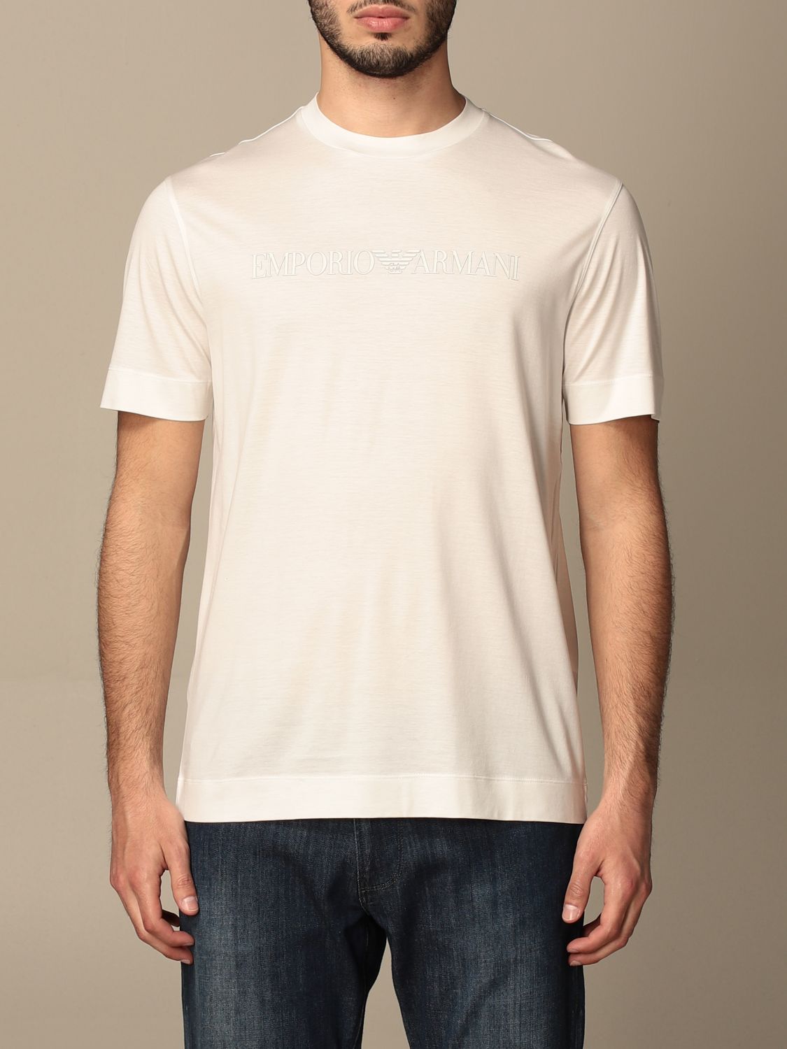 Emporio Armani cotton t-shirt with logo