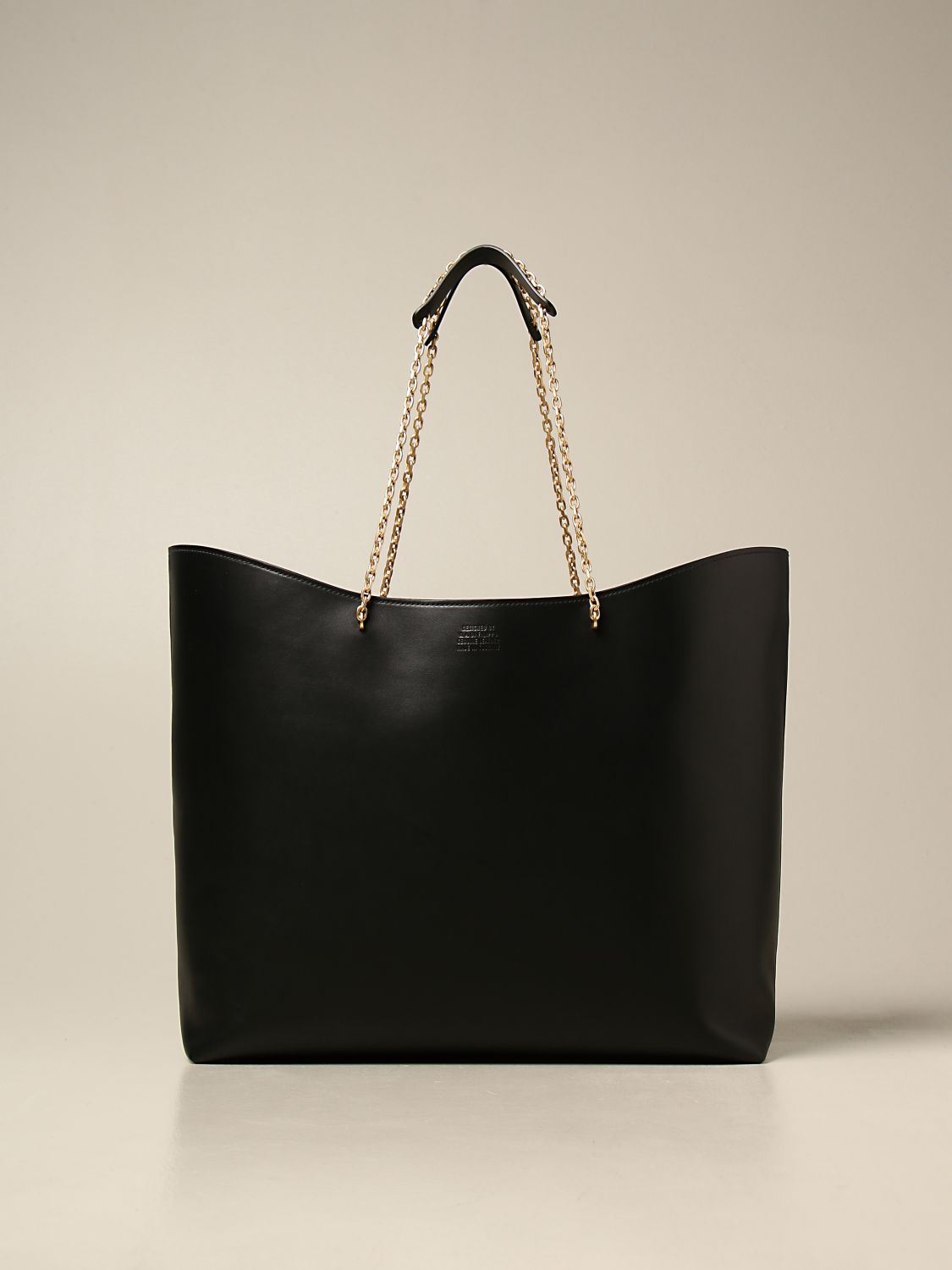 IL BISONTE: leather Elba bag - Black | Il Bisonte tote bags A2999XXVSC