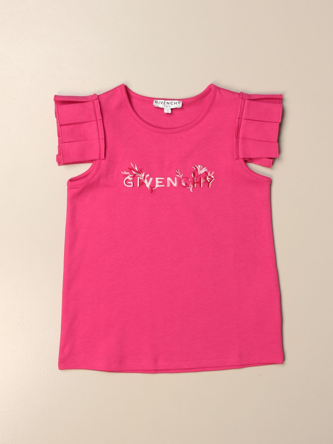 T恤 Givenchy: T恤 儿童 Givenchy 紫红色 1