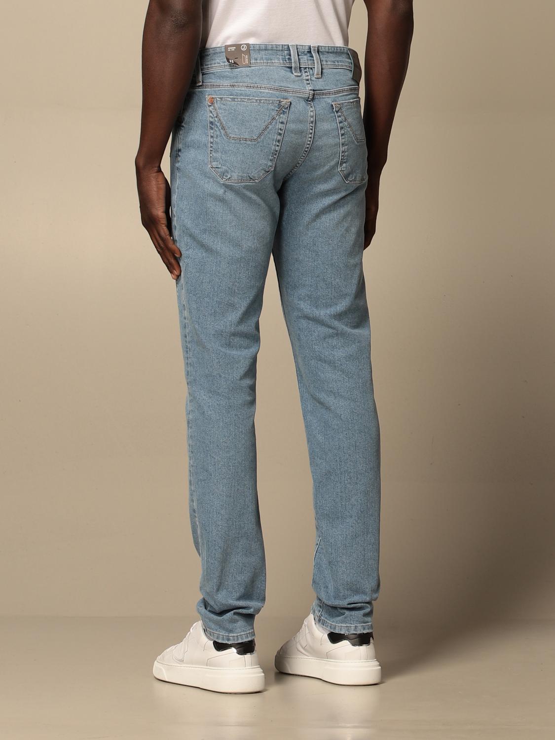 JECKERSON: stretch jeans with patches 