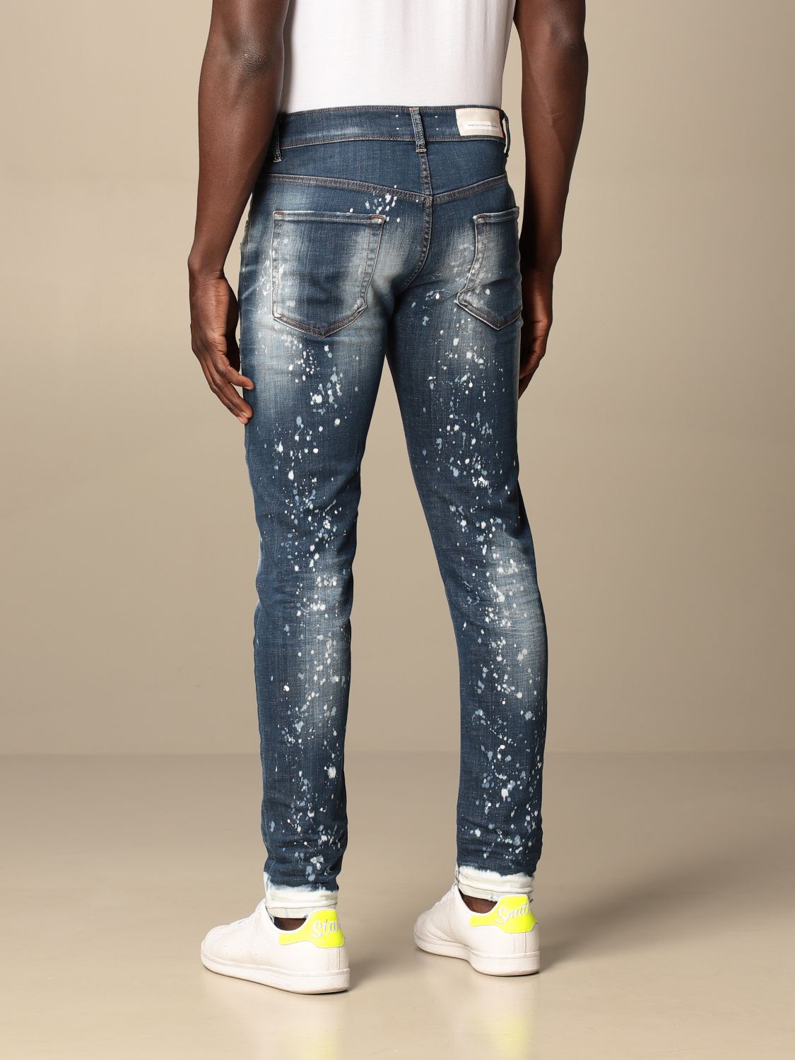 PMDS: Paul jeans in used stretch denim - Denim | Jeans Pmds 03103 400 ...