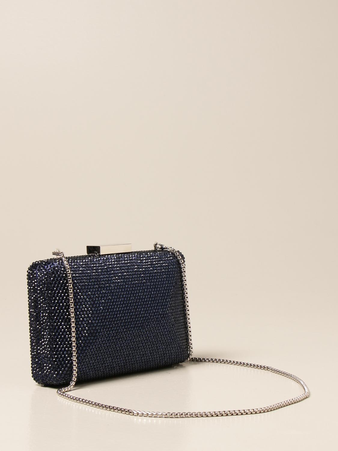 TWENTY FOURHAITCH Shoulder bag women Blue Clutch Twenty Fourhaitch