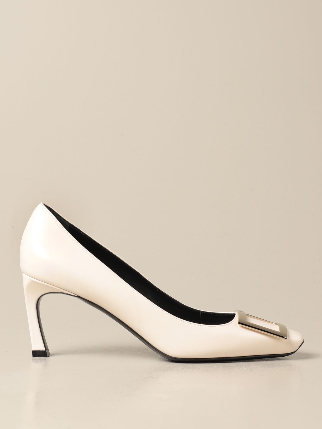 Mujer Zapatos de Tacones de Zapatos de salón Zapatos de salón de Roger Vivier de color Blanco 