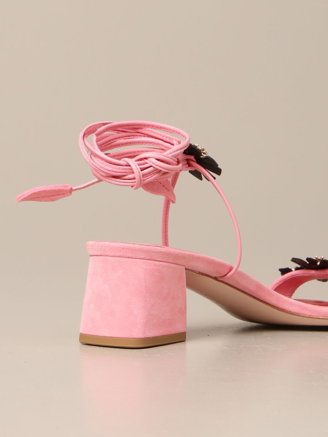 Sandalias de tacón Roger Vivier: Zapatos mujer Roger Vivier rosa 3