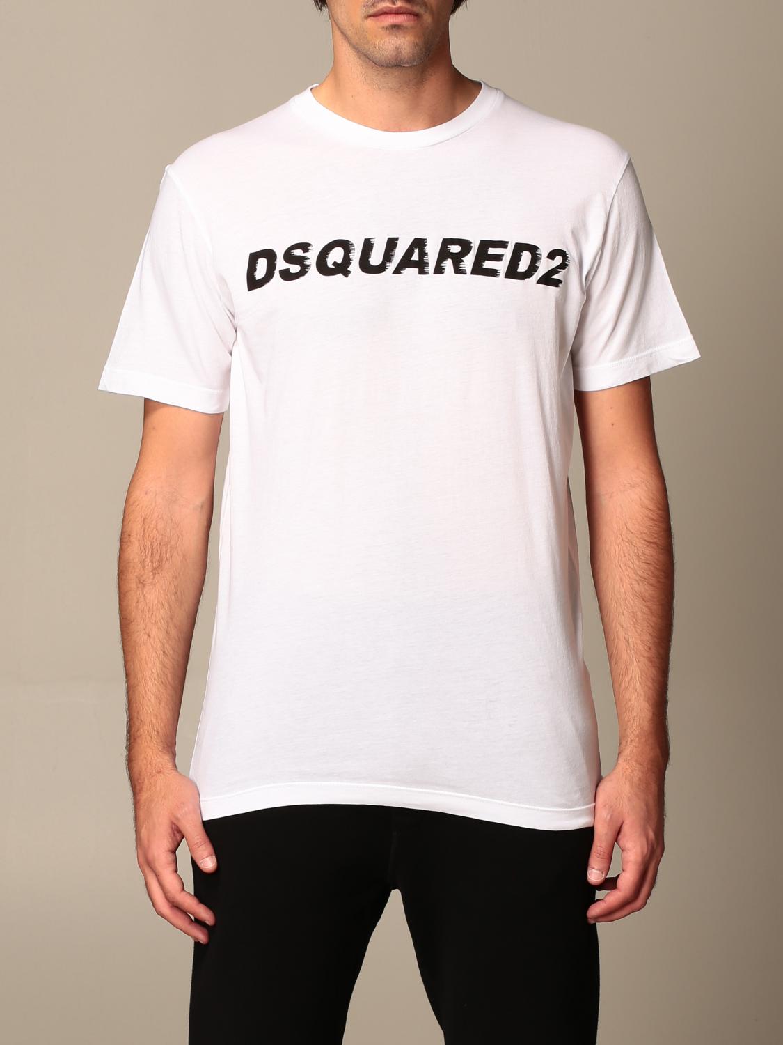 DSQUARED2：Tシャツ メンズ - ホワイト | GIGLIO.COMオンラインの