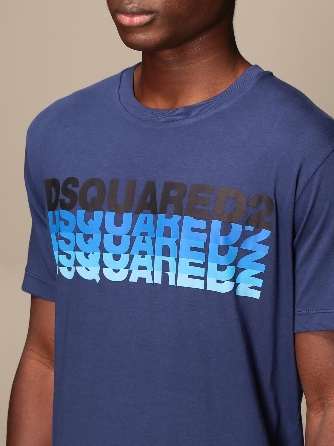 dsquared navy t shirt