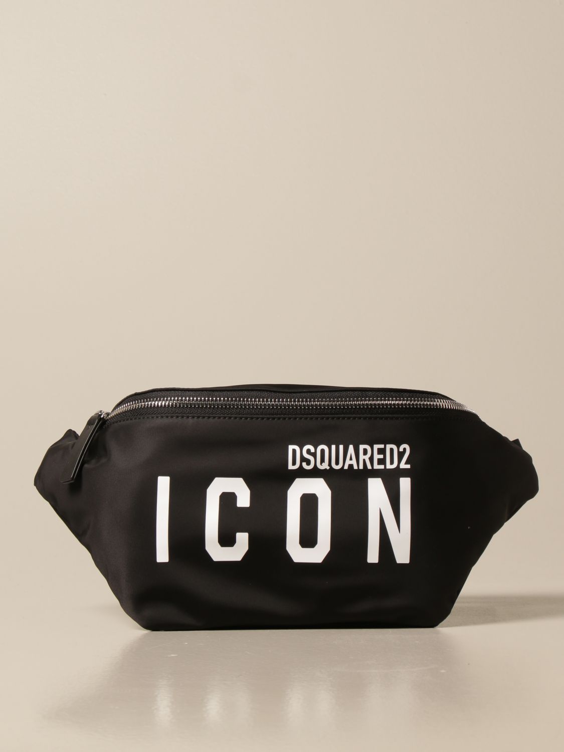 Icon Dsquared2 belt bag in technical canvas with logo