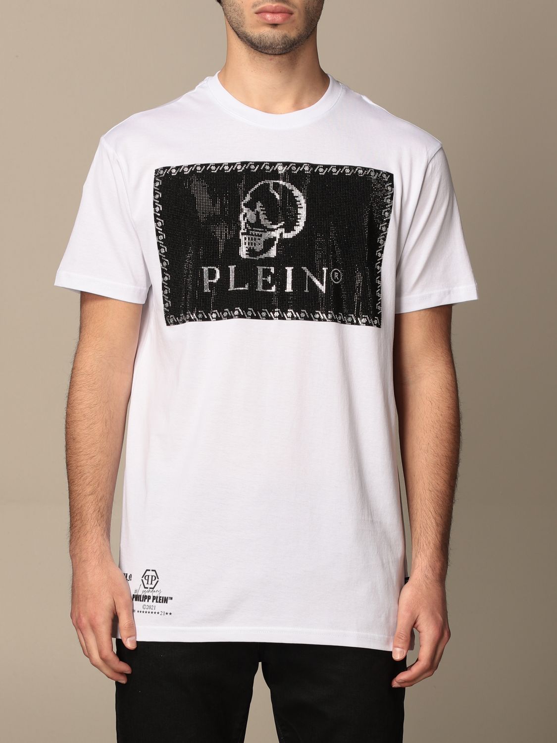 velocidad Glorioso jugar Outlet de Philipp Plein: Camiseta para hombre, Blanco | Camiseta Philipp  Plein PAAC MTK5082 PJY002N en línea en GIGLIO.COM