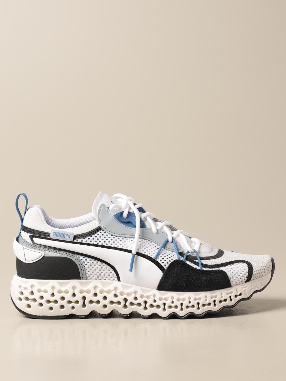 puma mesh trainers