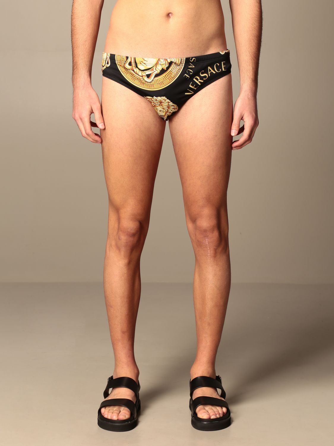 Swimsuit Versace: Versace swimsuit with baroque pattern black 1