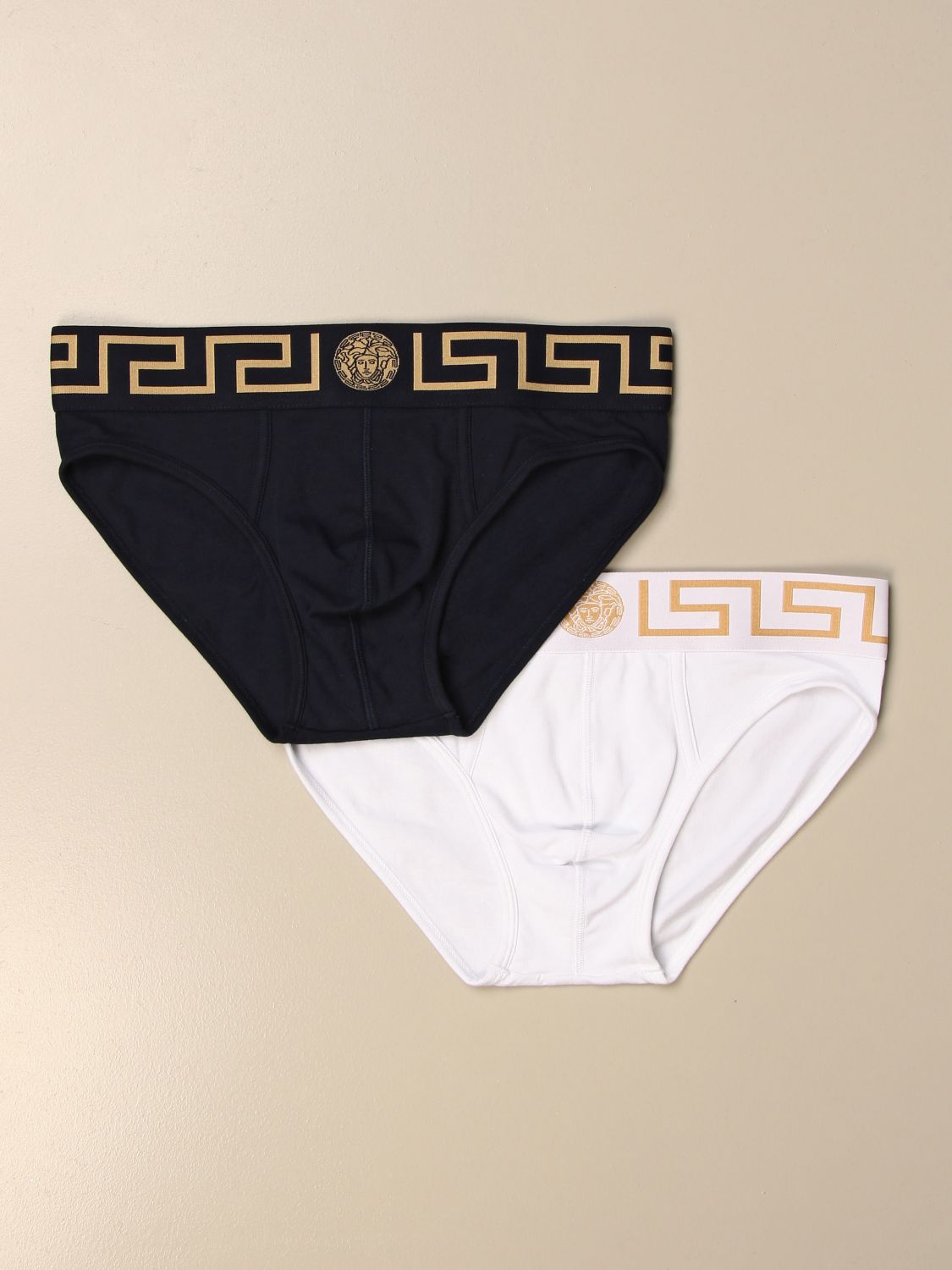 VERSACE BEACHWEAR: underwear for men - White | Versace Beachwear ...