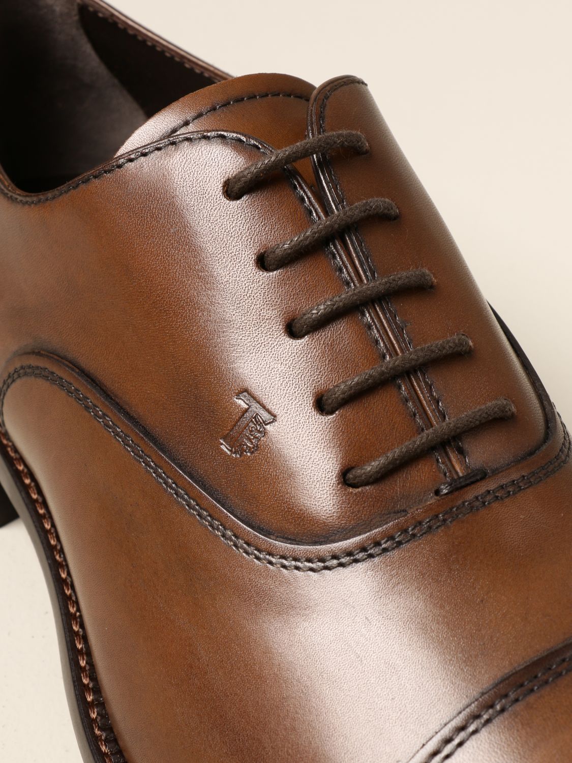 Zapatos de cordones Tods de Cuero de color Marrón para hombre Hombre Zapatos de Zapatos con cordones de Zapatos brogue 