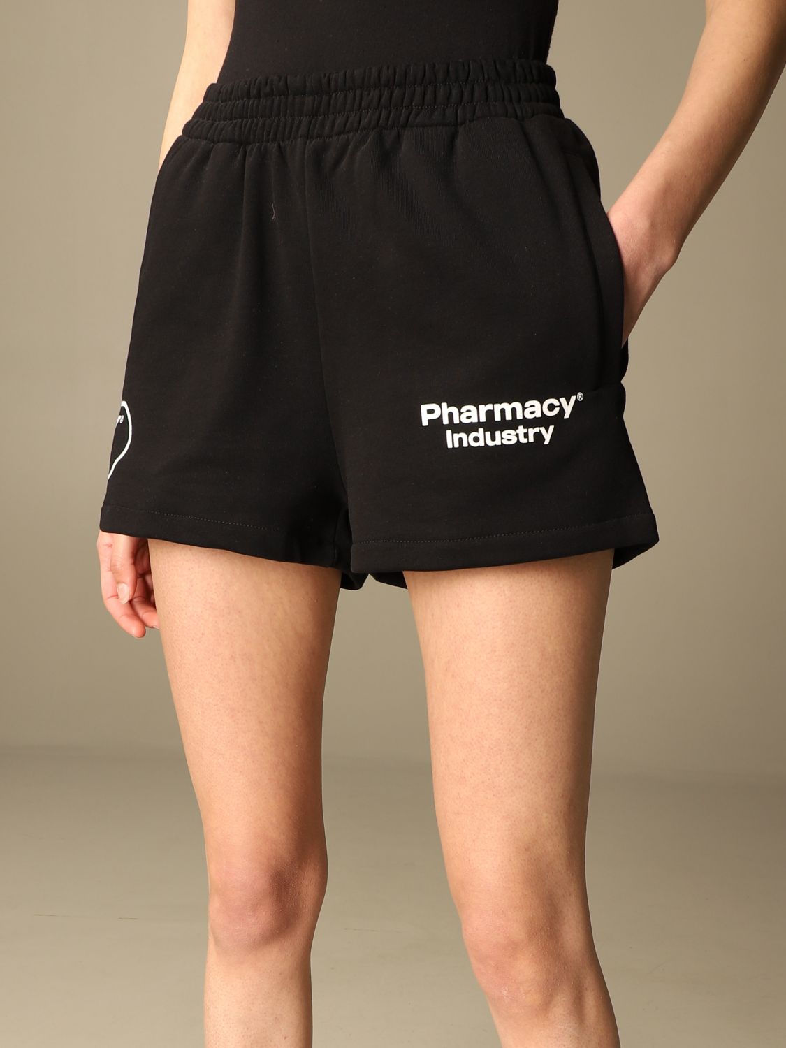 短裤 Pharmacy Industry: 短裤 女士 Pharmacy Industry 黑色 4
