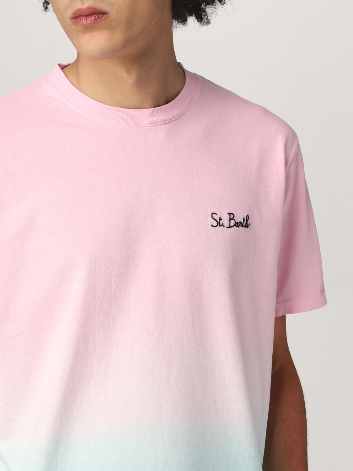 Mc2 Saint Barth Tシャツ メンズ ピンク Tシャツ Mc2 Saint Barth Portofino T Sb Shades Giglio Com