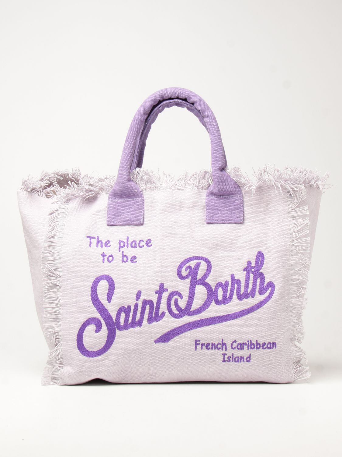 MC2 Saint Barth Colette Terry-Cloth Tote Bag - Purple for Women