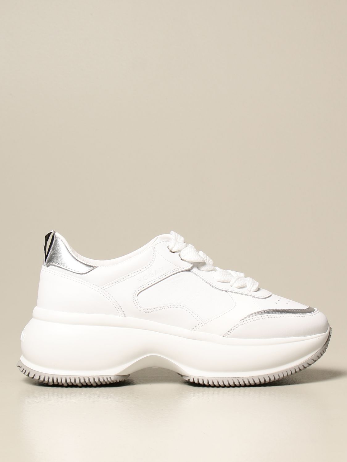 statisch De daadwerkelijke lila HOGAN: Maxi I Active sneakers in leather - White | Hogan sneakers  HXW4350BN50 IEC online on GIGLIO.COM