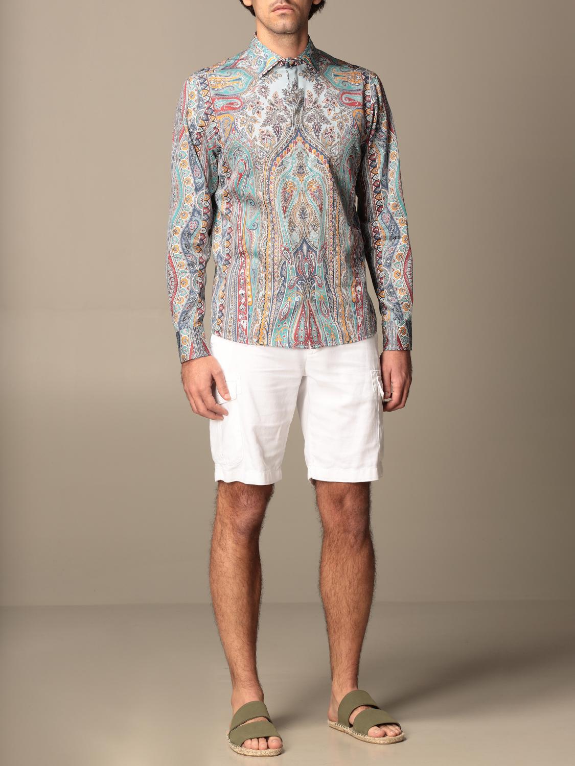 etro blue shirt