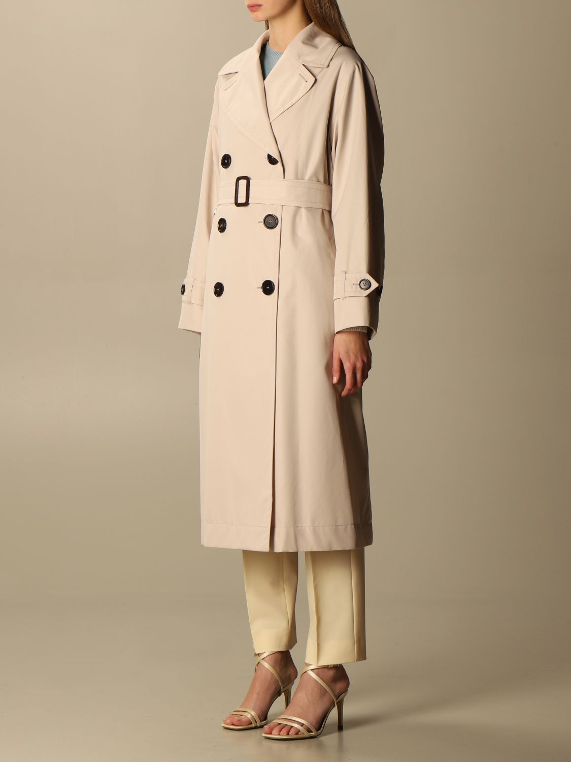 MAX MARA THE CUBE: Dimper double-breasted trench coat | Trench Coat Max ...