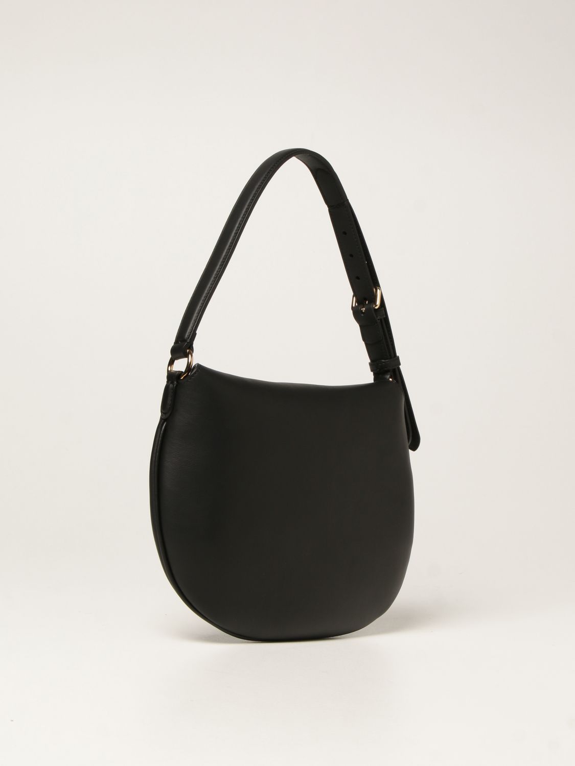 FENDI: Croissant leather bag - Black | Shoulder Bag Fendi 8BR790 AF2P ...