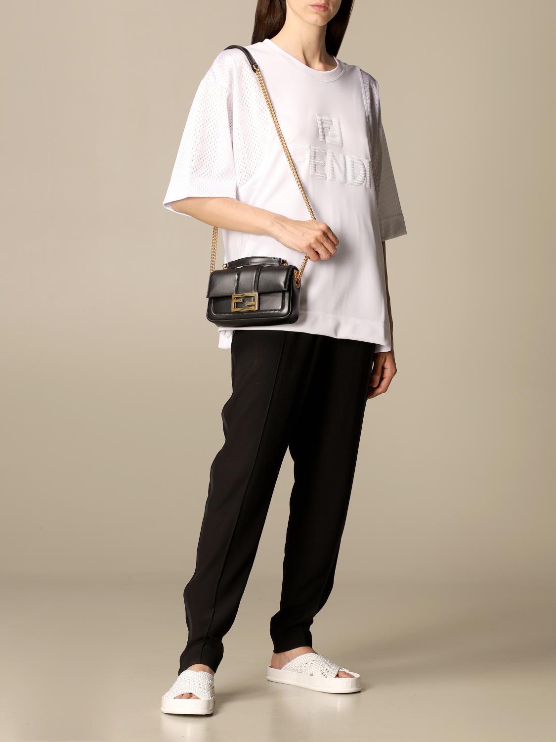 Baguette Mini - Black leather bag