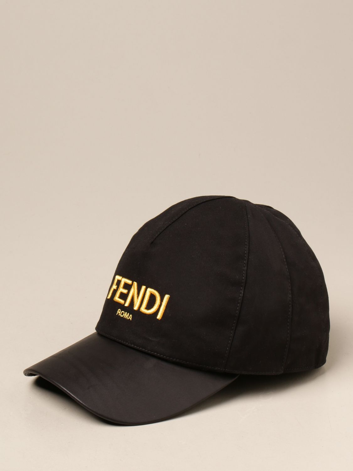 FENDI: 帽子 メンズ - ブラック | 帽子 Fendi FXQ771 AFHB GIGLIO.COM