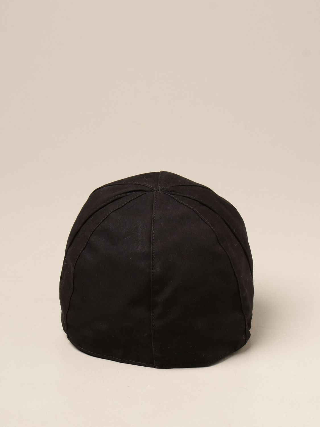 FENDI: Reversible baseball hat with FF logo - Black | Hat Fendi FXQ771