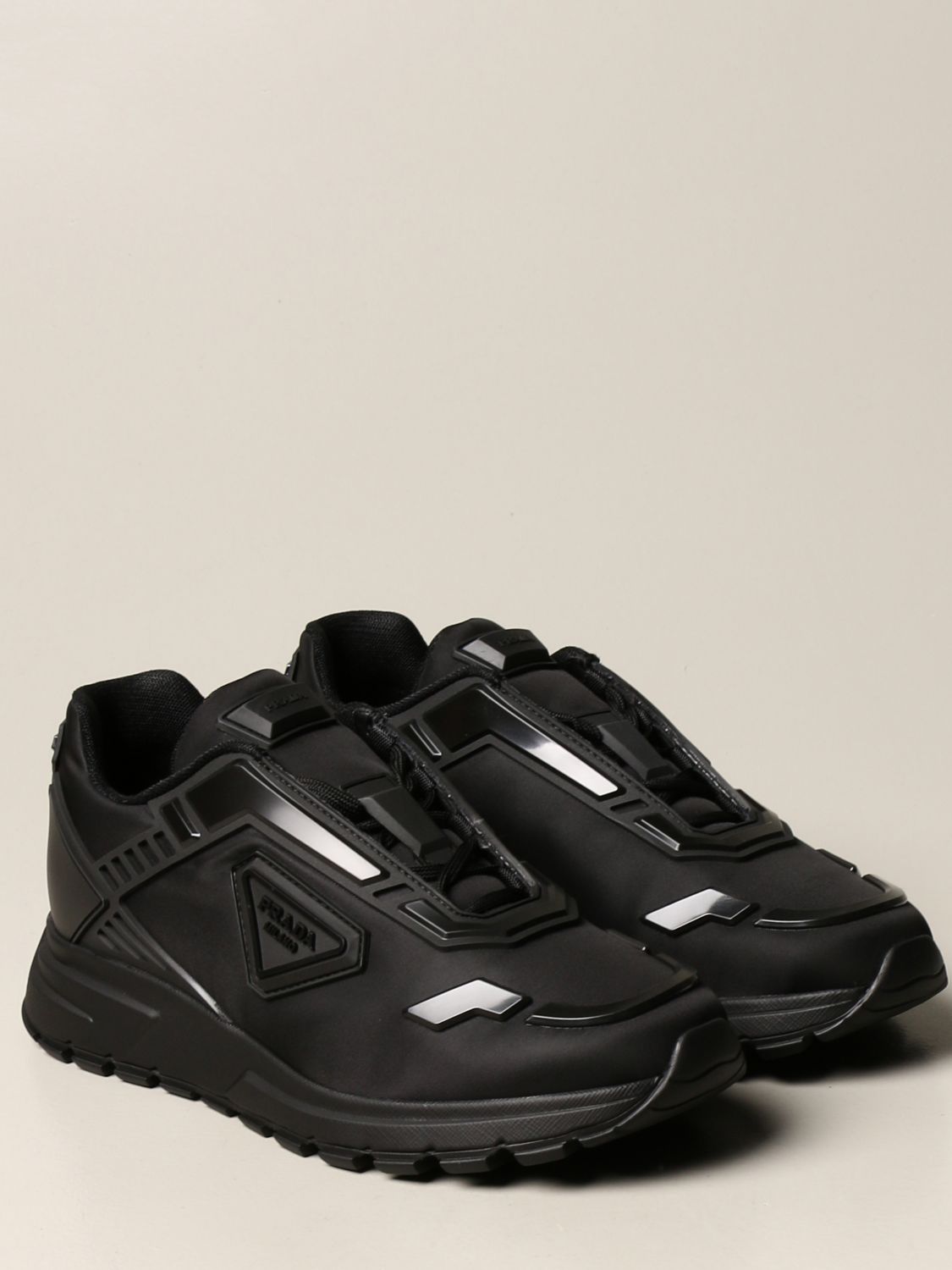 PRADA: PRAX 01 sneakers in nylon gabardine | Sneakers Prada Men Black