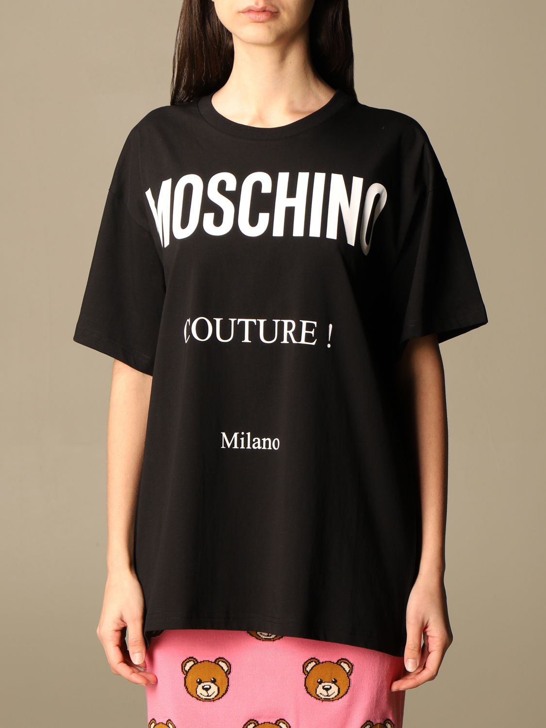 womens oversized moschino t shirt