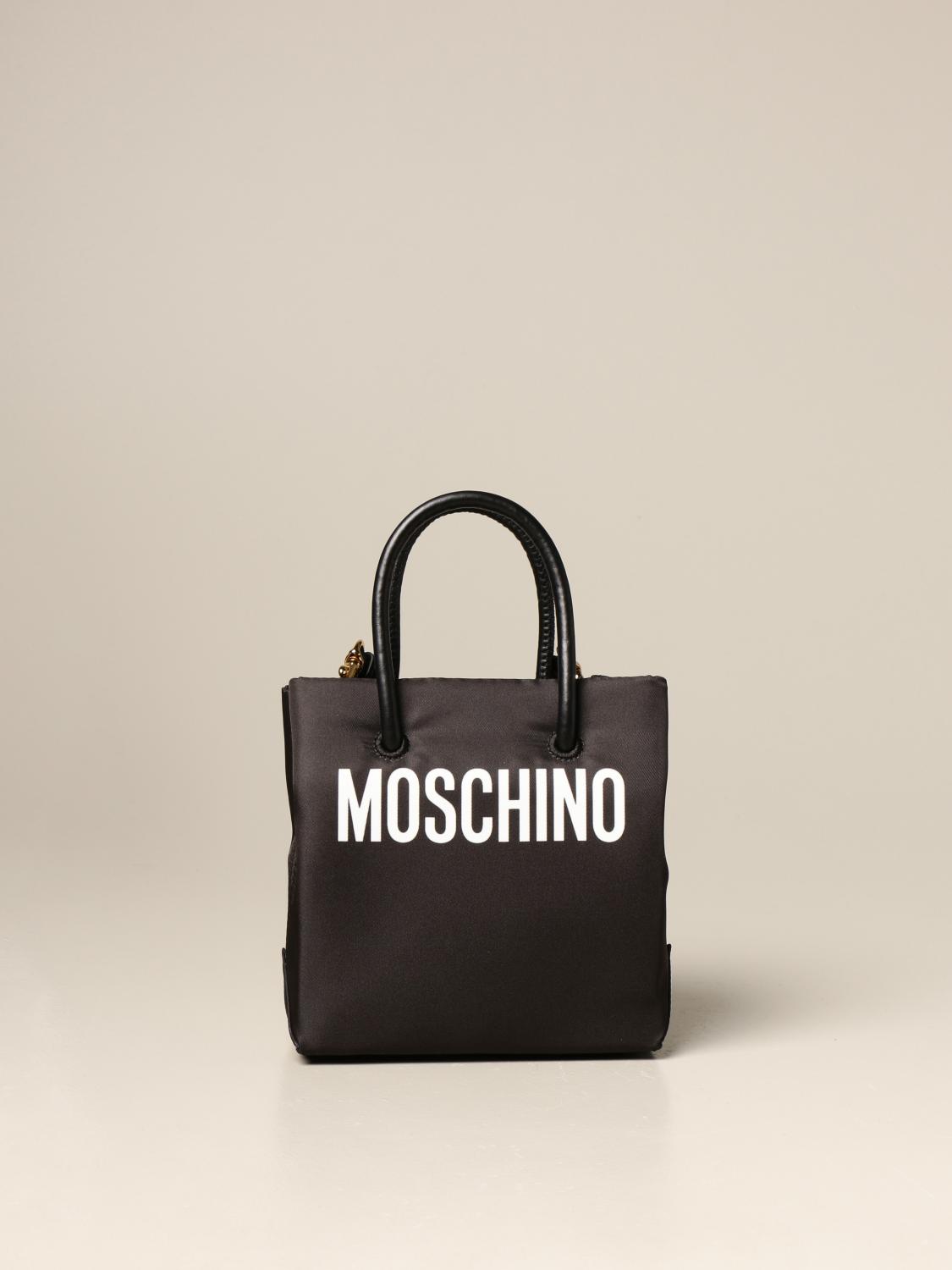 MOSCHINO COUTURE BORSA MINI Borsa in nylon con Teddy Borsa Mini