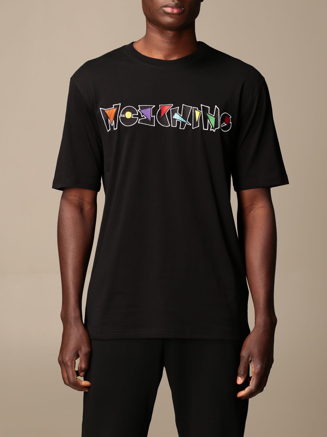 T-shirt Moschino Couture: T-shirt homme Moschino Couture noir 1