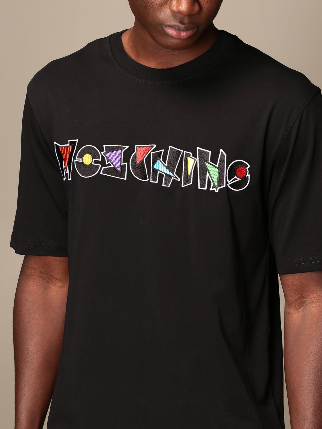 T-shirt Moschino Couture: T-shirt homme Moschino Couture noir 4