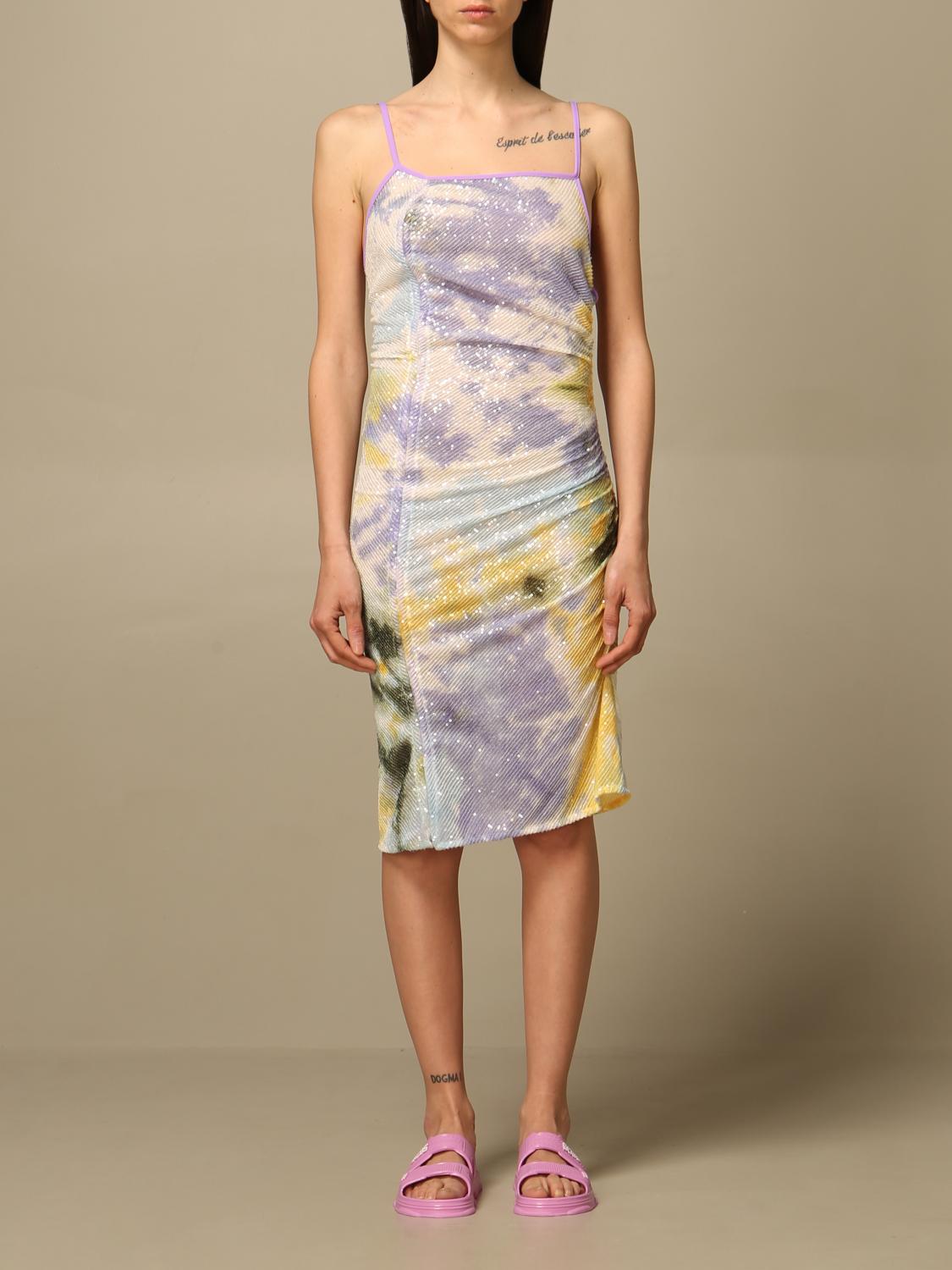 robe lilas femme