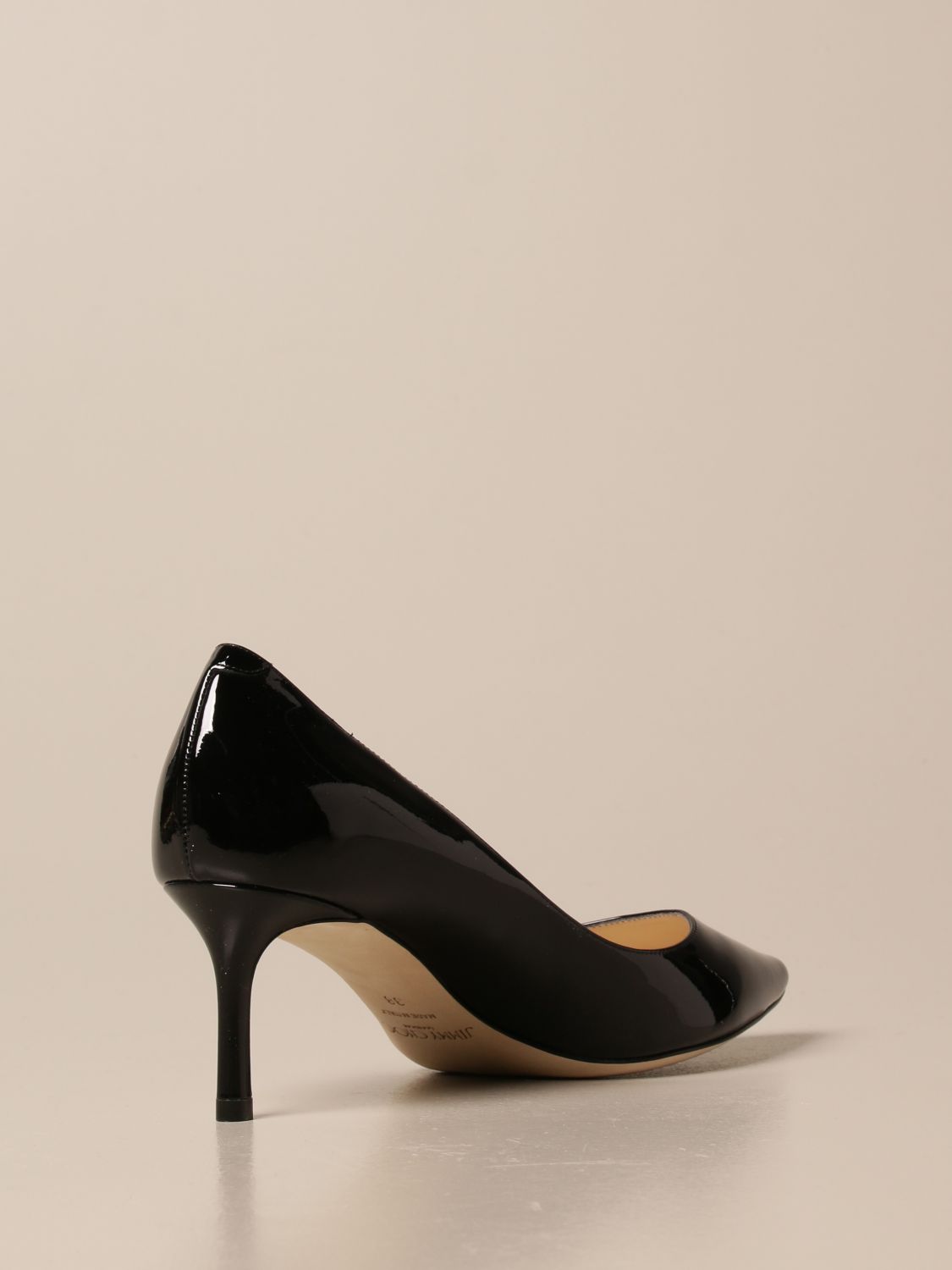 JIMMY CHOO: Patent leather Romy pumps | Pumps Jimmy Choo Women Black ...