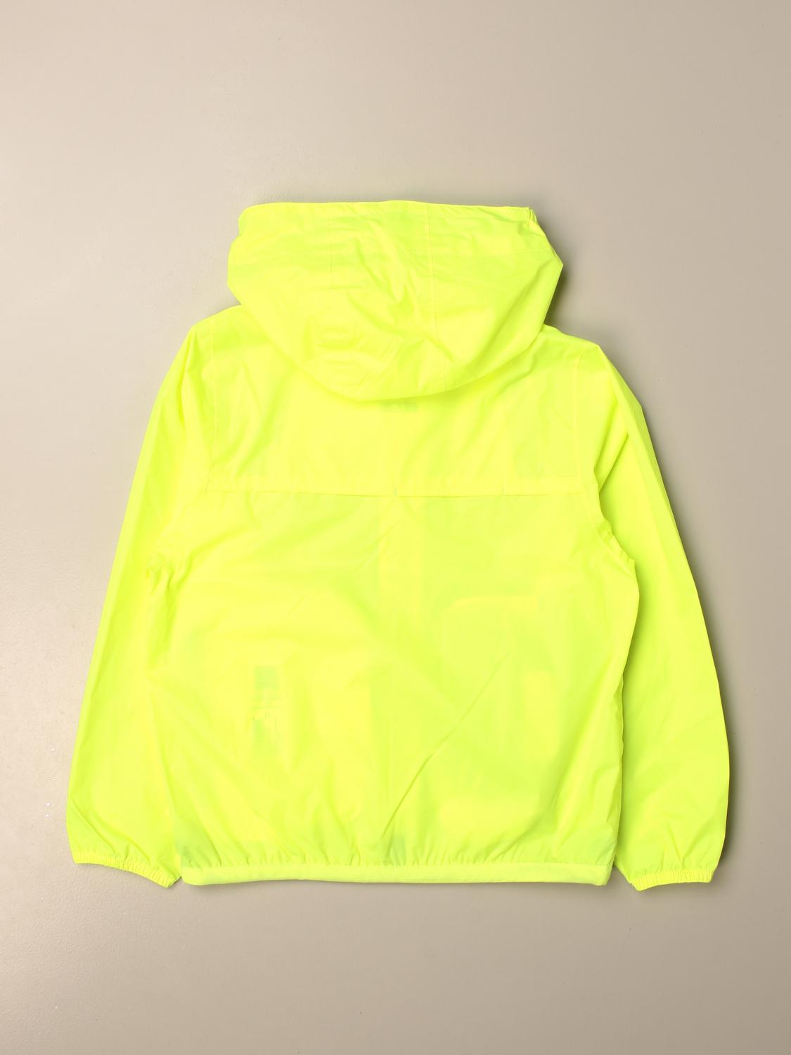 k-way-outlet-jacket-kids-ocher-jacket-k-way-k004bd0-giglio-com