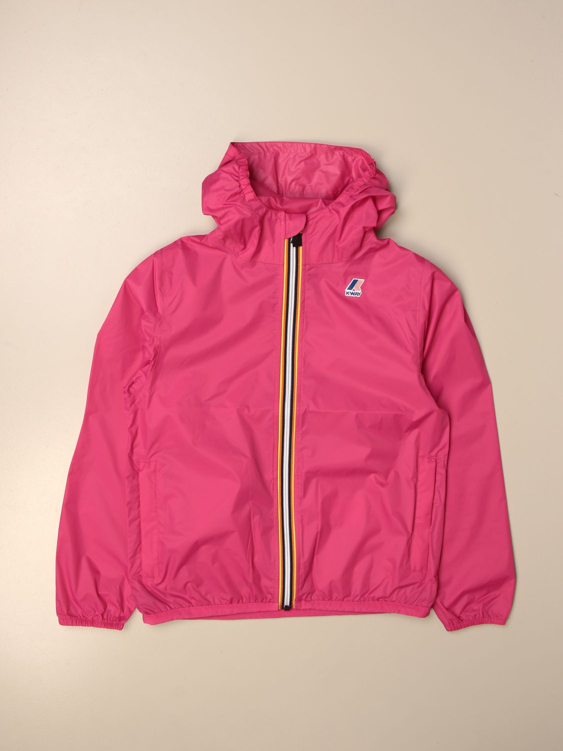 K-WAY: jacket for girl - Fuchsia | K-Way jacket K004BD0 online on ...